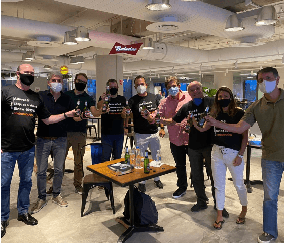 Confraternização da equipe